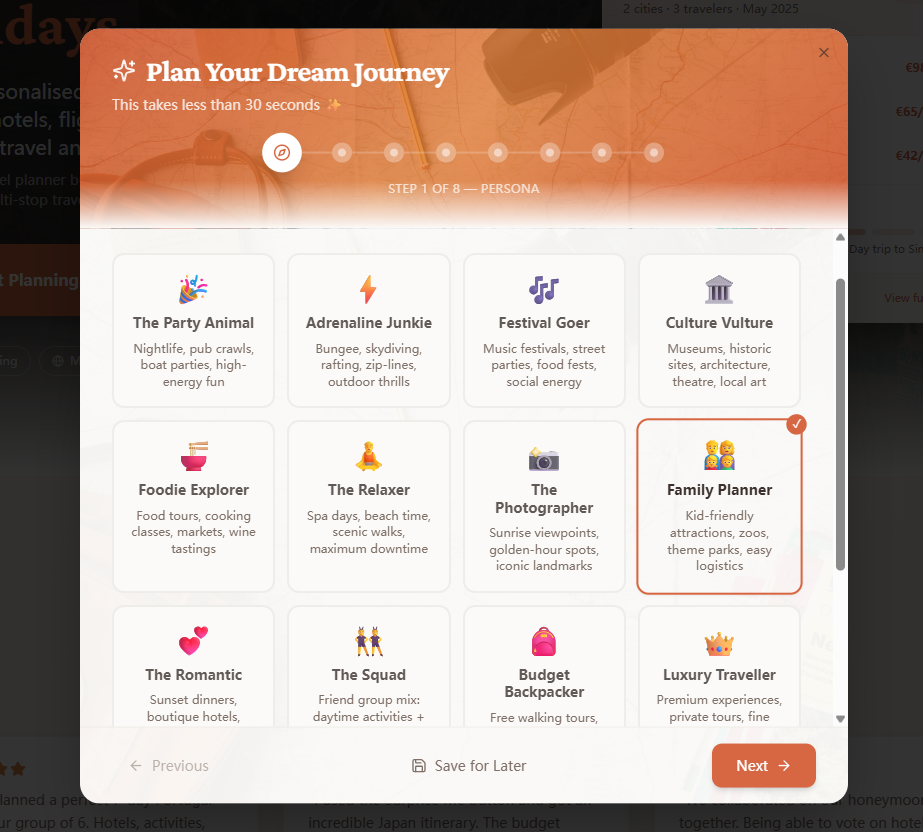 TravBlox Feature Step1