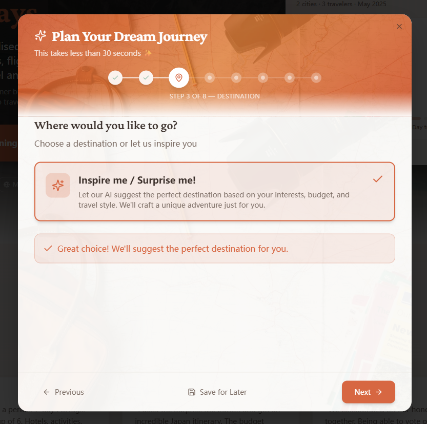 TravBlox Feature Step3